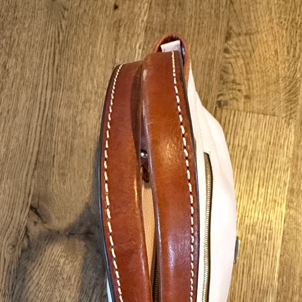 Dooney & Bourke Light Pink Tote with Brown Accents - Picture 4 of 7